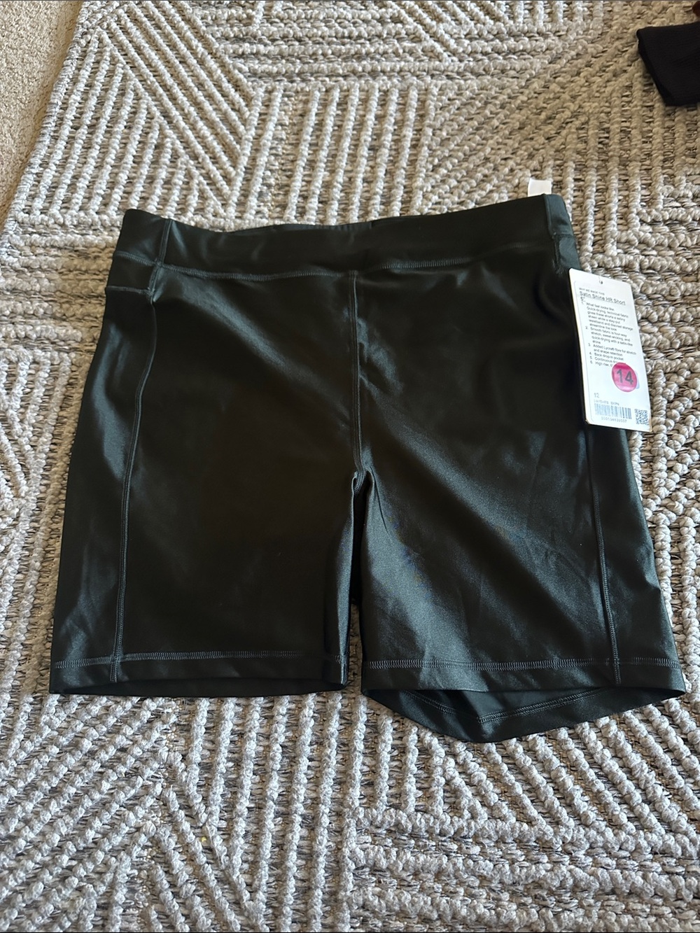 lululemon athletica Black Womens Bike Shorts